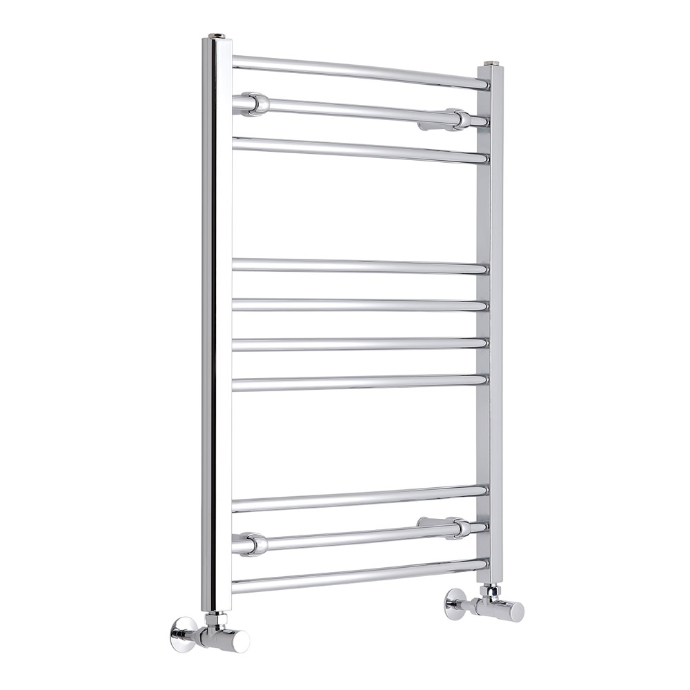 Eco Gebogen Handdoekradiator Chroom 80cm x 40cm x 3cm 204 Watt