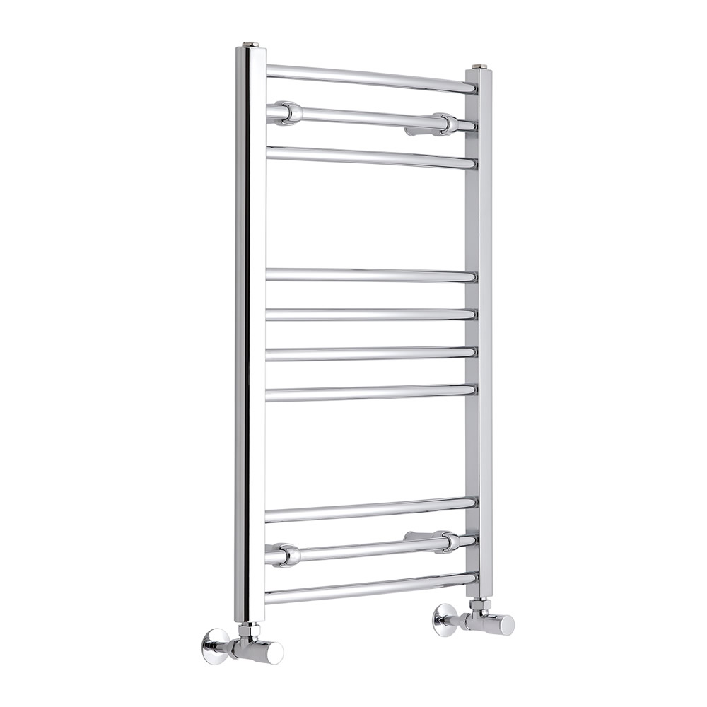 Eco Gebogen Handdoekradiator Chroom 80cm x 50cm x 3cm 241 Watt