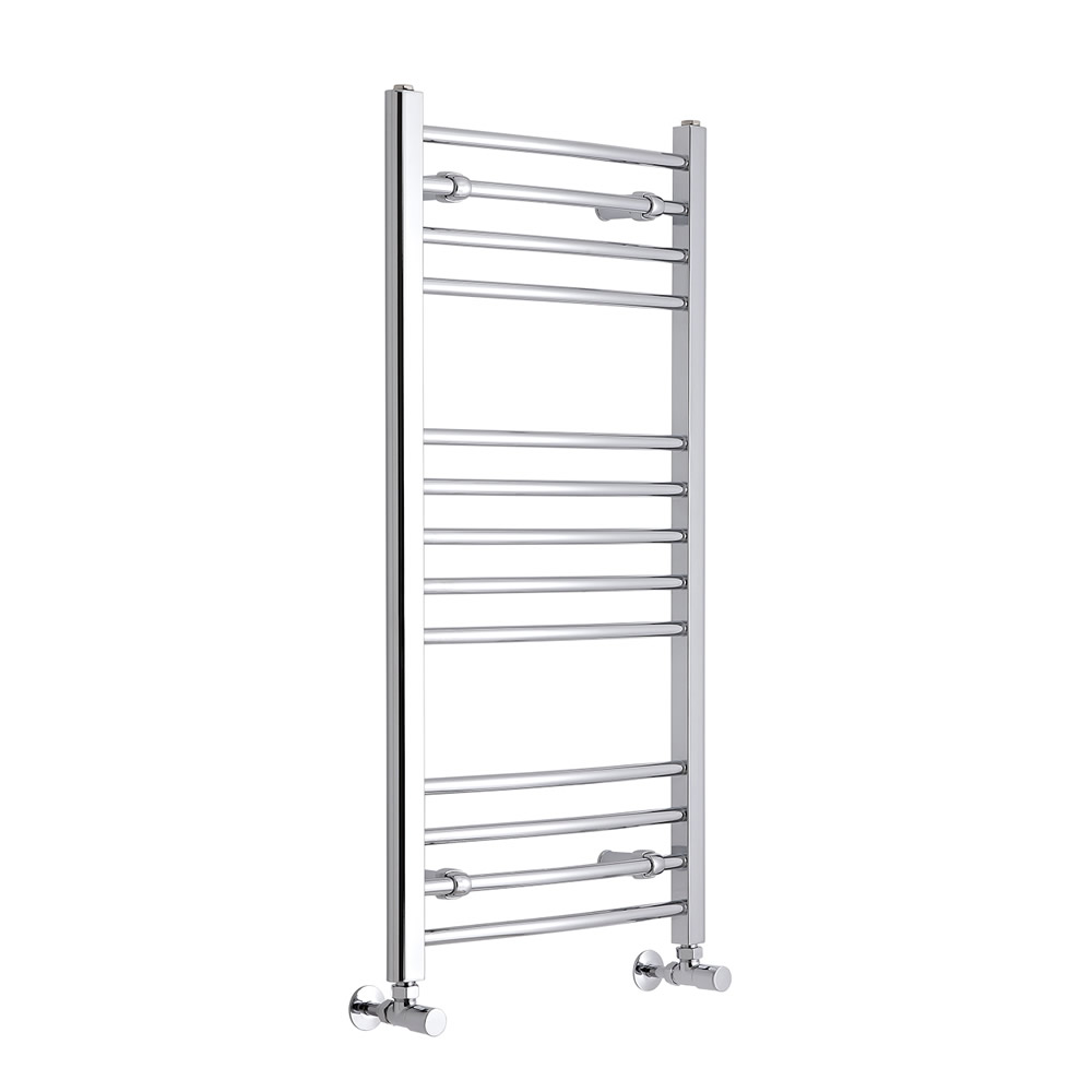 Eco Gebogen Handdoekradiator Chroom 100cm x 50cm x 3cm 308 Watt