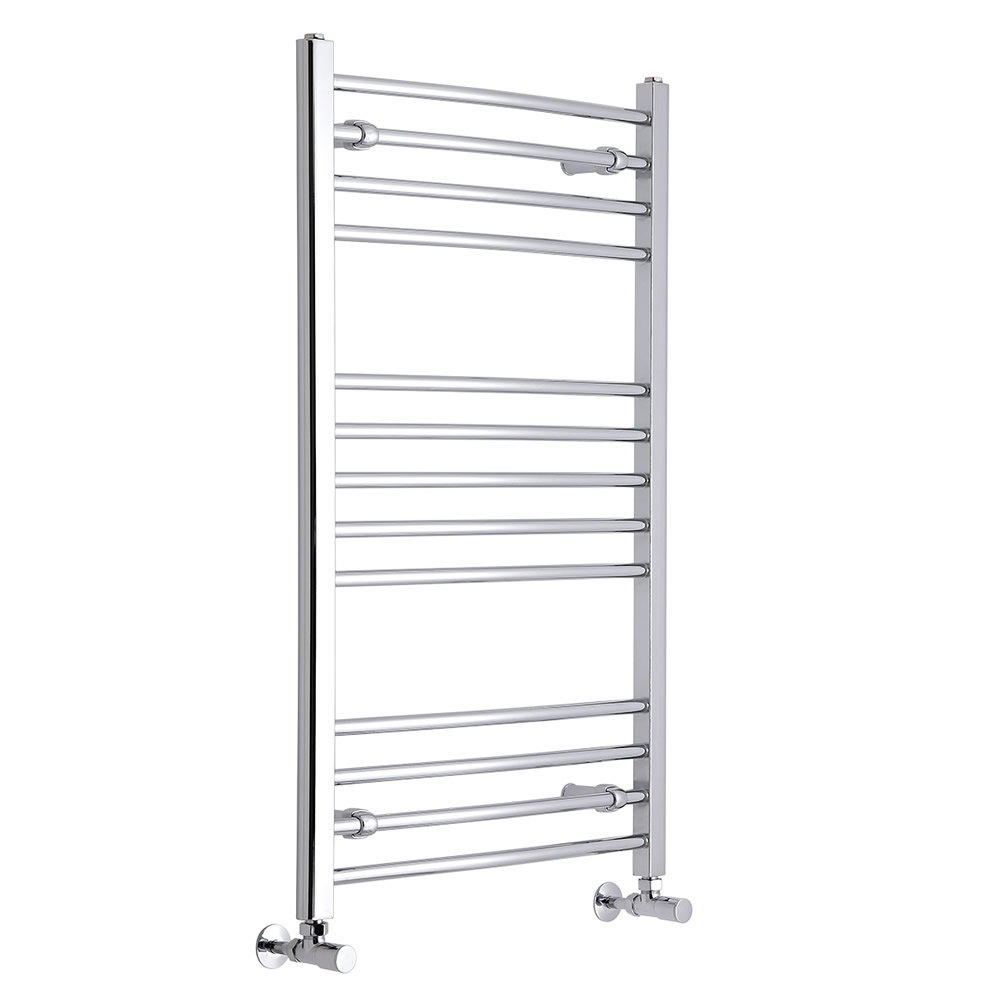 Eco Gebogen Handdoekradiator Chroom 100cm x 60cm x 3cm 353 Watt