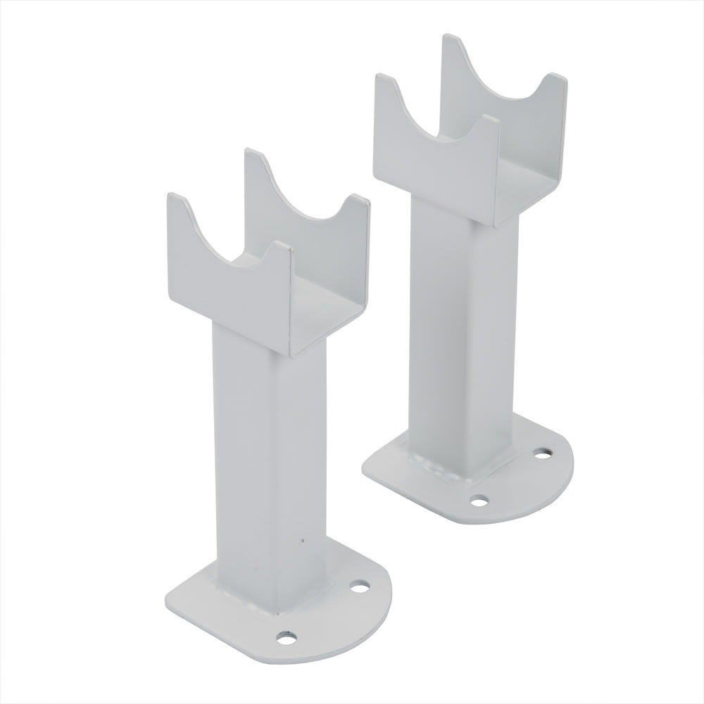 Radiator Voetjes Geschikt voor Parallel Design Radiatoren - Wit