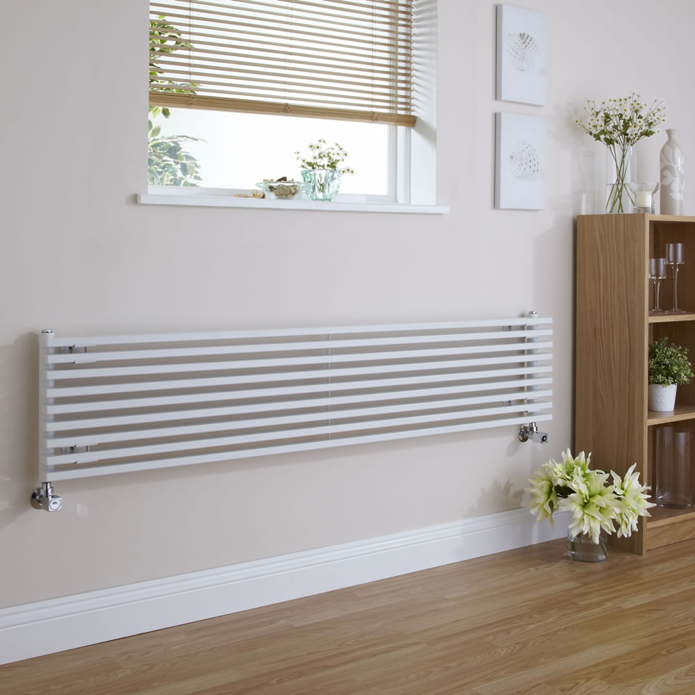 Parallel Designradiator Horizontaal Wit 34,2cm x 160cm x 8,4cm 1117Watt