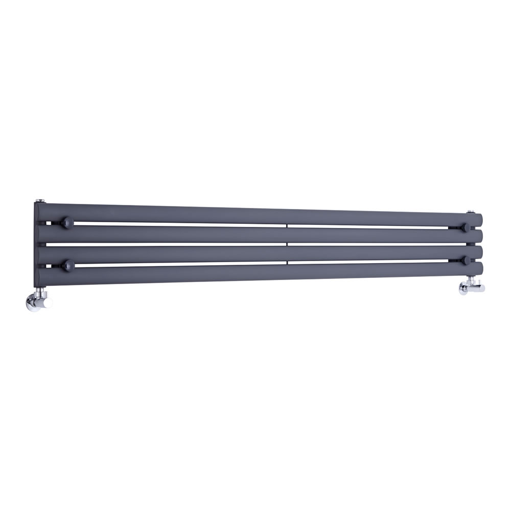 Revive Designradiator Horizontaal Antraciet 23,6cm x 178cm x 5,6cm 647 Watt