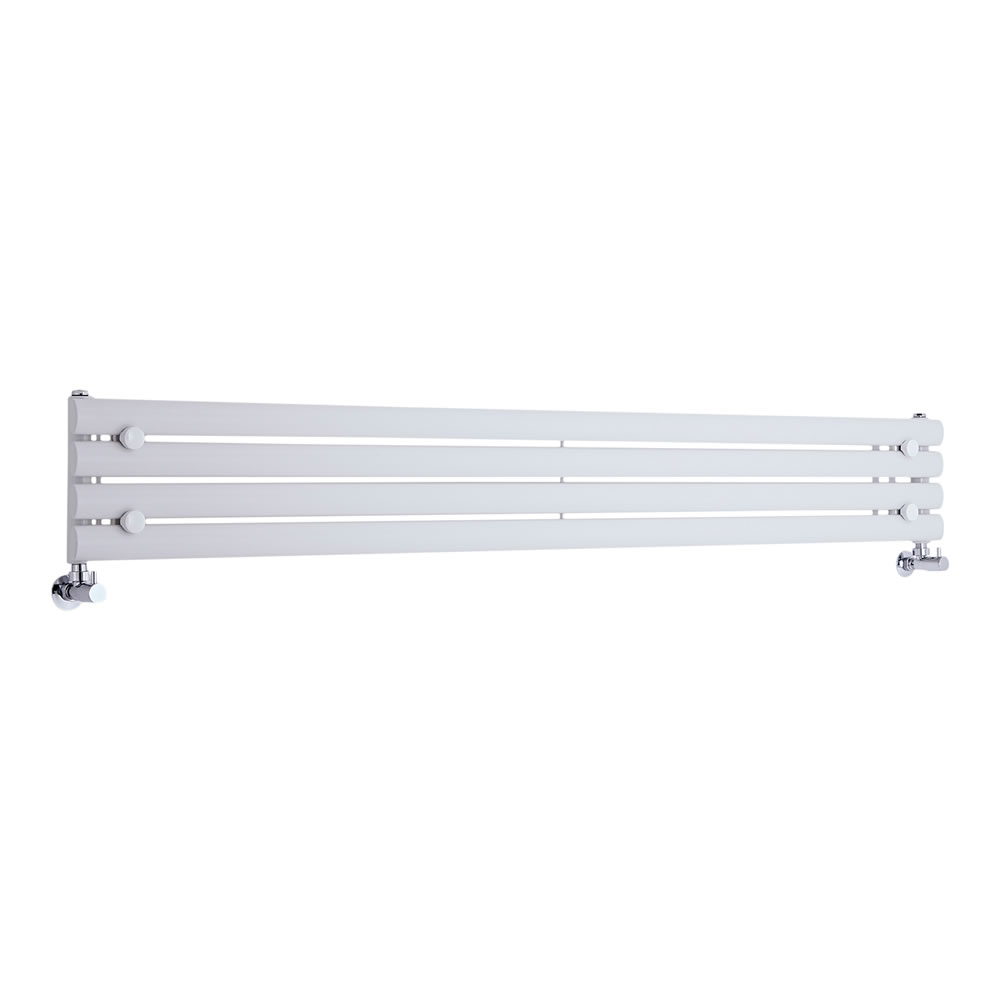 Revive Designradiator Horizontaal Wit 23,6cm x 178cm x 5,5cm 647 Watt