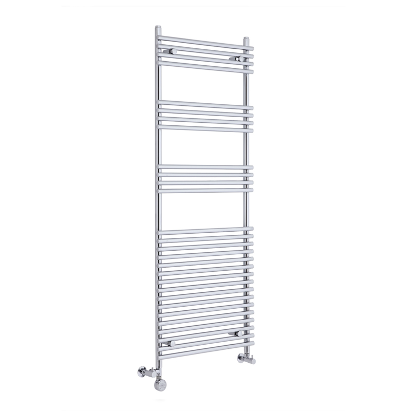 Ischia Handdoekradiator Dual Fuel Chroom 165cm x 60cm x 8,4cm 623 Watt