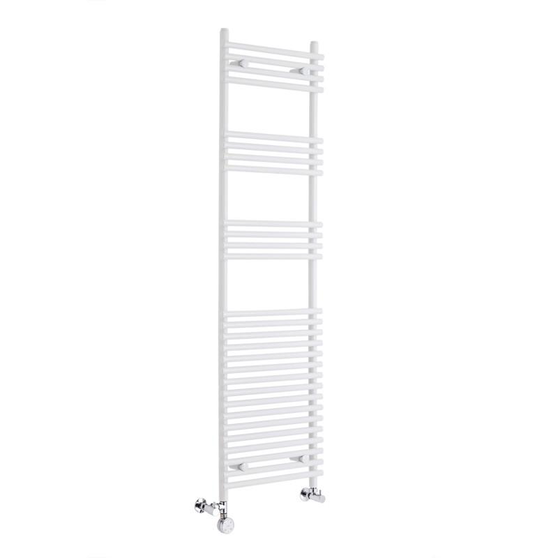 Ischia Handdoekradiator Dual Fuel Wit 165cm x 45cm x 8,4cm 507 Watt