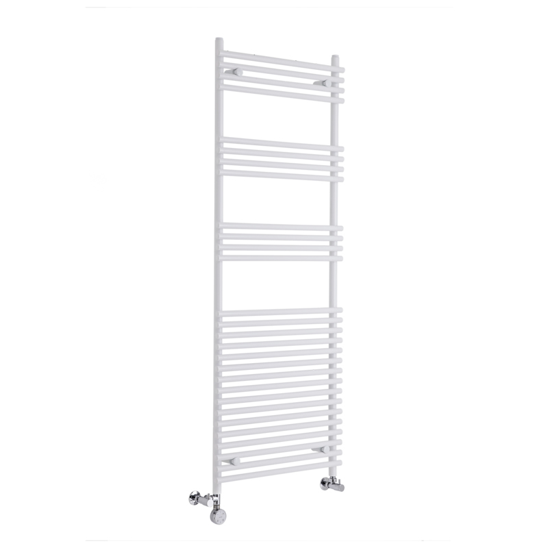 Ischia Handdoekradiator Dual Fuel Wit 165cm x 60cm x 5,4cm 671 Watt