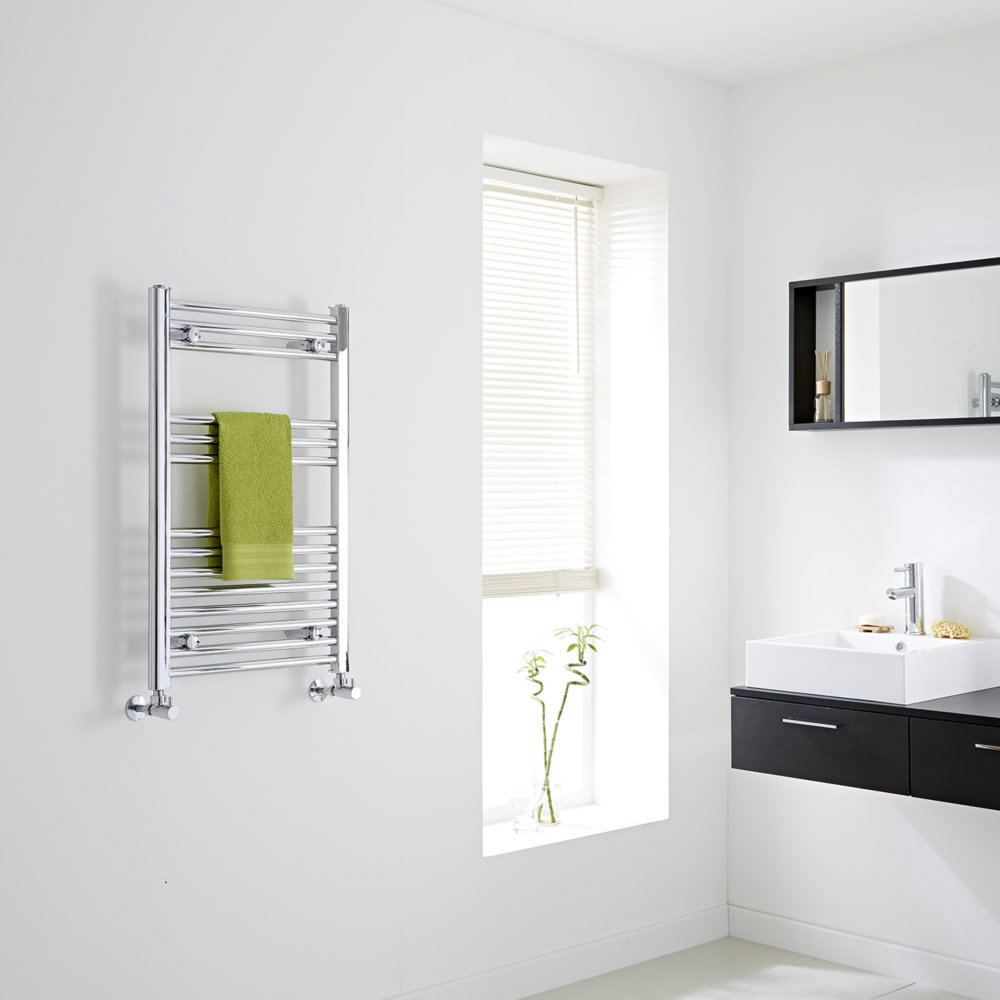 Ischia Handdoekradiator Chroom 80cm x 50cm x 3cm 293 Watt