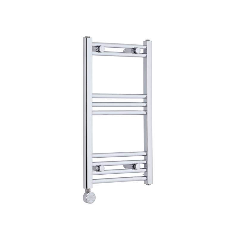 Ischia Handdoekradiator Elektrisch Chroom 70cm x 40cm x 3cm
