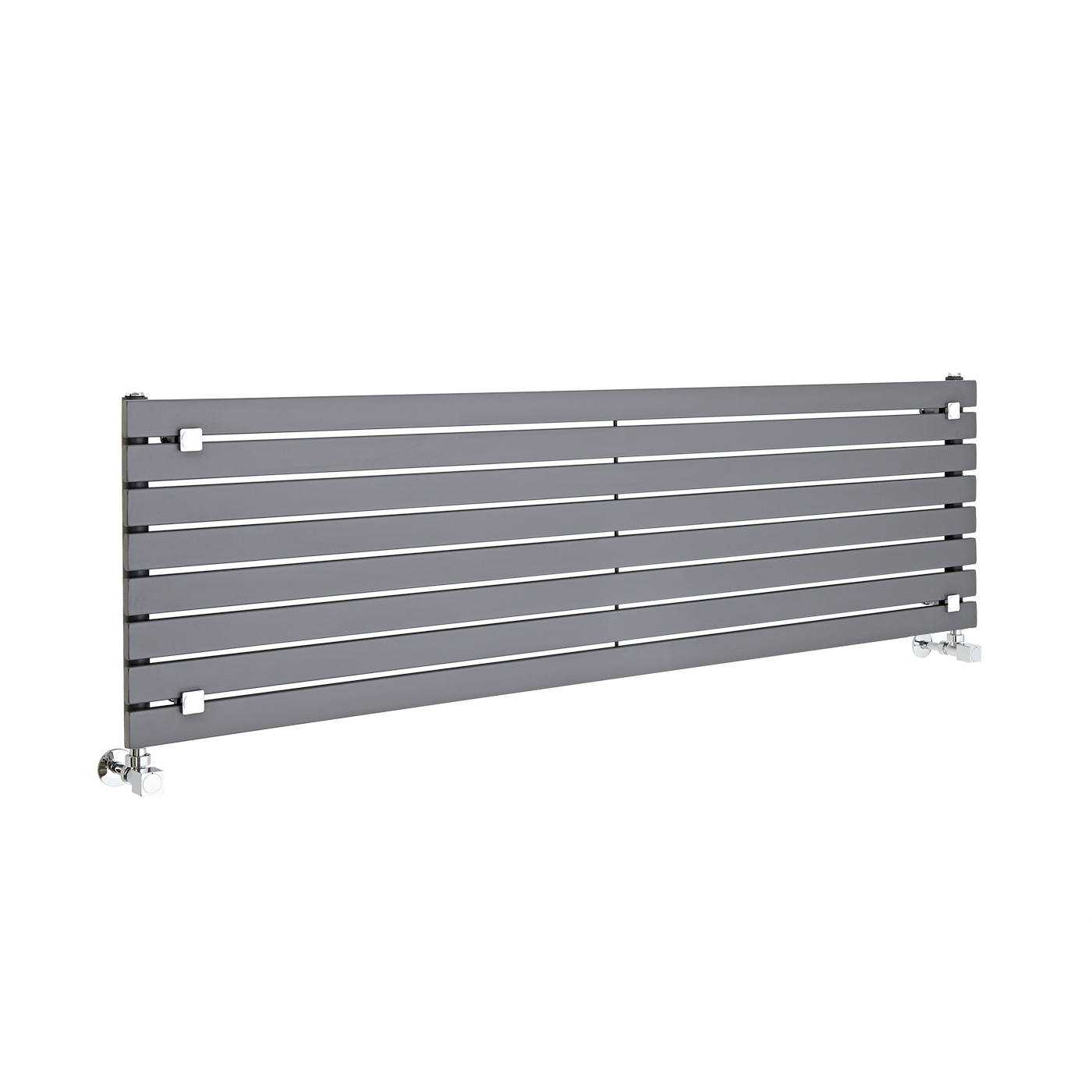Sloane Designradiator Horizontaal Antraciet 47,2cm x 160cm x 5,4cm 1043 Watt