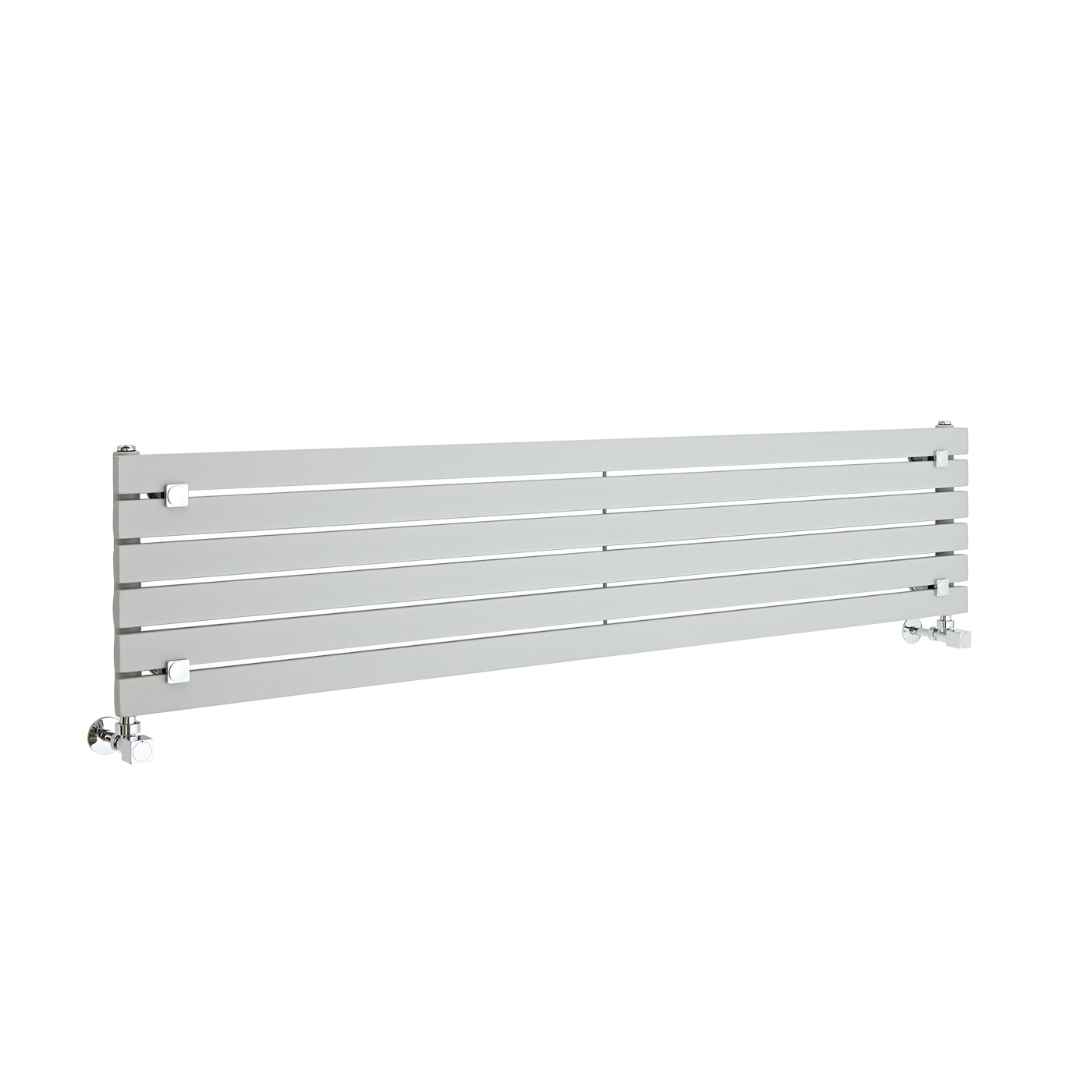 Sloane Designradiator Horizontaal Zilver 35,4cm x 160cm x 5,4cm 773 Watt