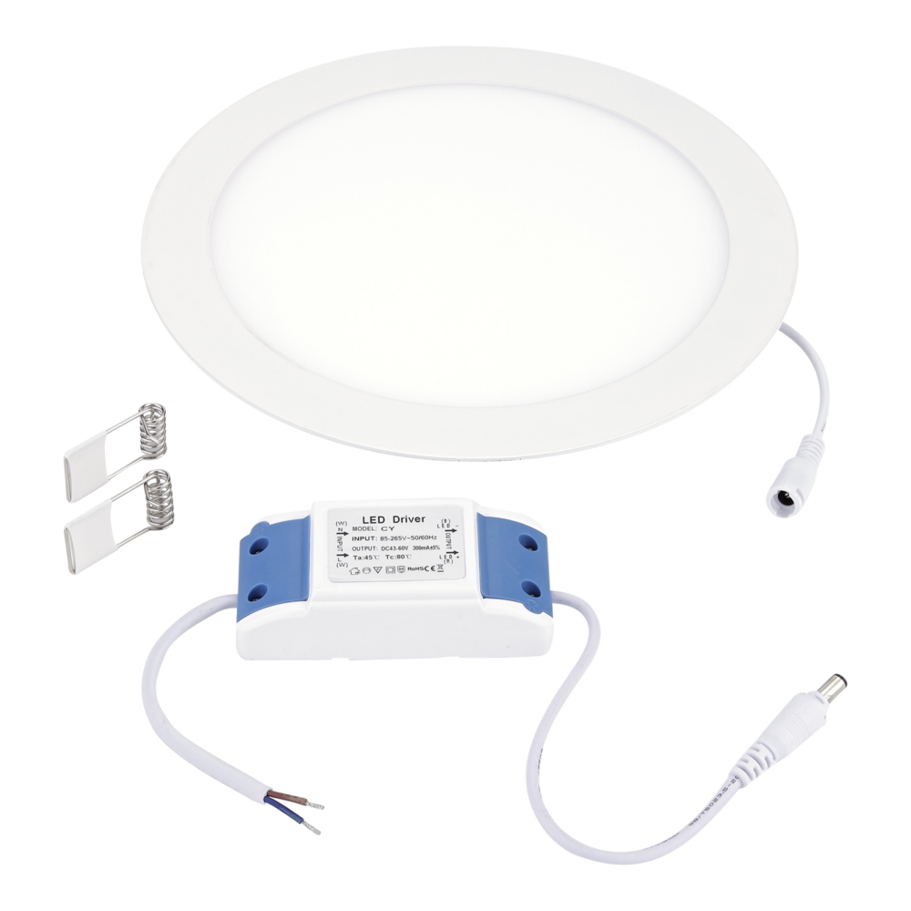Biard 18W Rond LED Paneel inclusief Driver - Ø 22,5cm