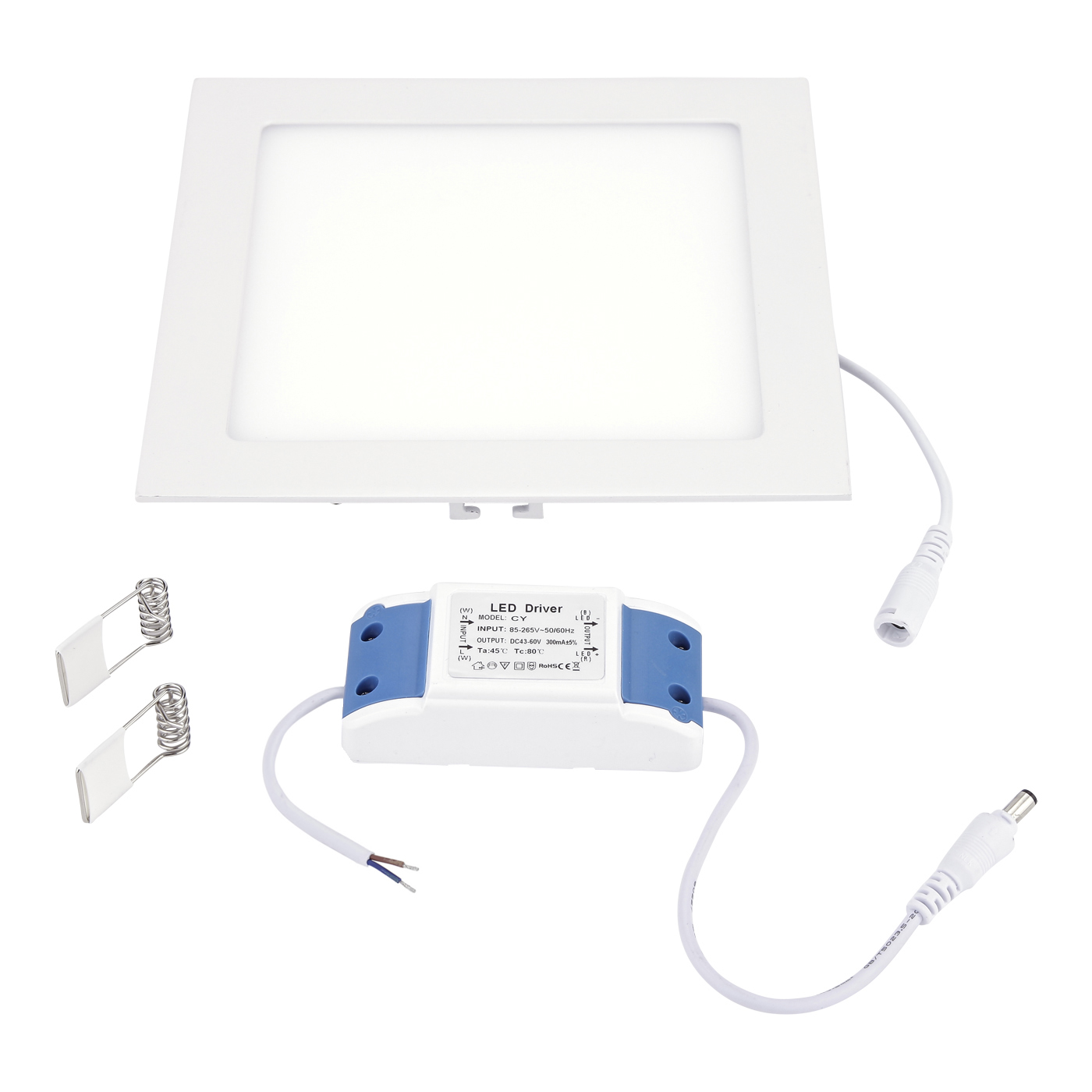 Biard 15W Vierkant LED Paneel inclusief Driver - 20cm x 20cm x 1,2cm