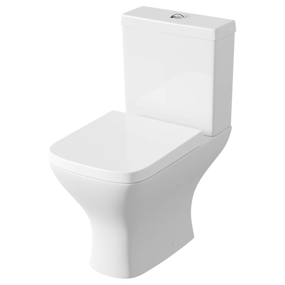 Modern Wit Keramiek Toilet incl Stortbak