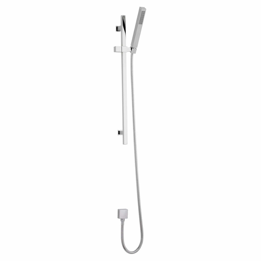 Waterbesparende Kubix glijstanguitrusting met handdouche