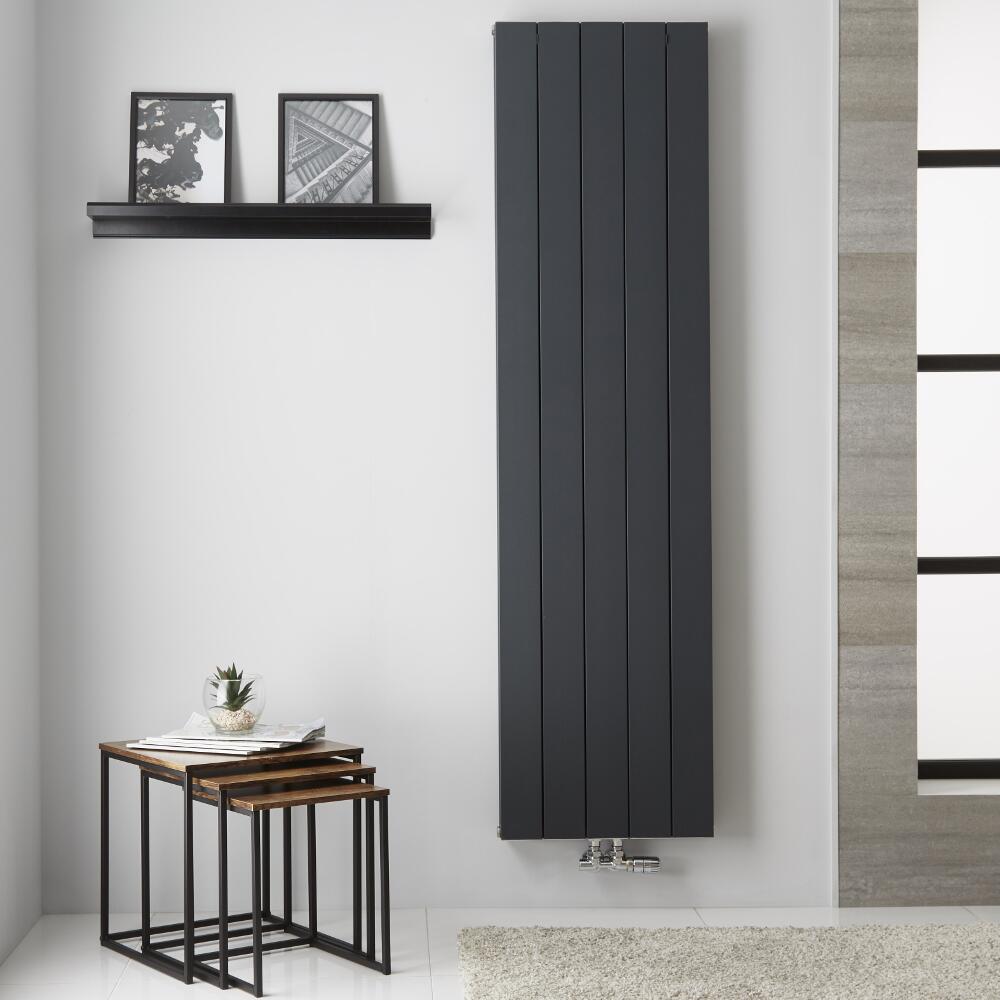 Kett Aluminium Designradiator Dubbelpaneel Antraciet 180 x 47 cm 1704 Watt