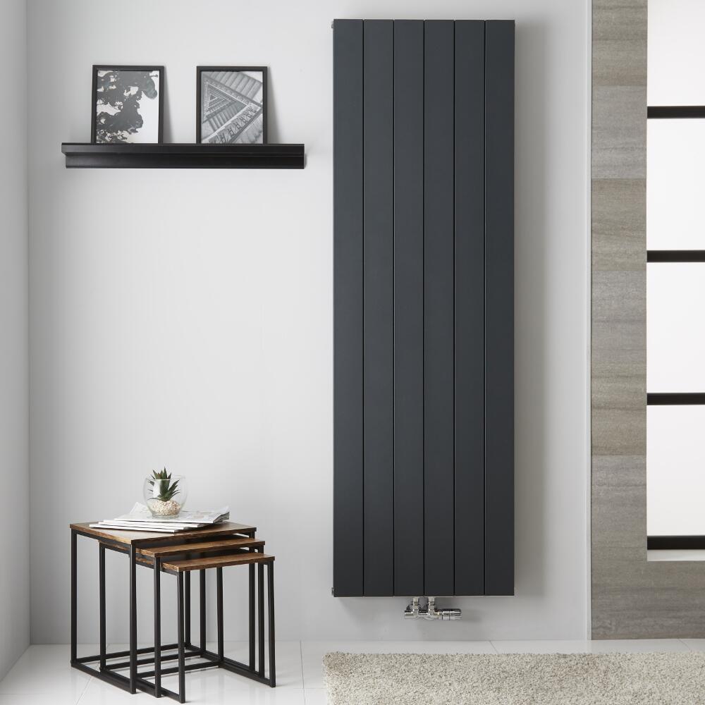 Kett Aluminium Designradiator Dubbelpaneel Antraciet 180 x 56,5 cm 1918 Watt