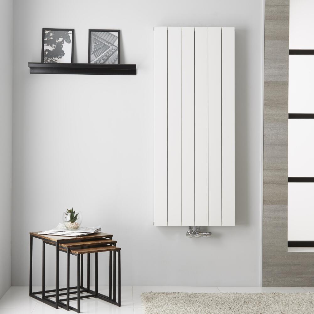Kett Aluminium Designradiator Dubbelpaneel Wit 140 cm x 56,5 cm 1559 Watt