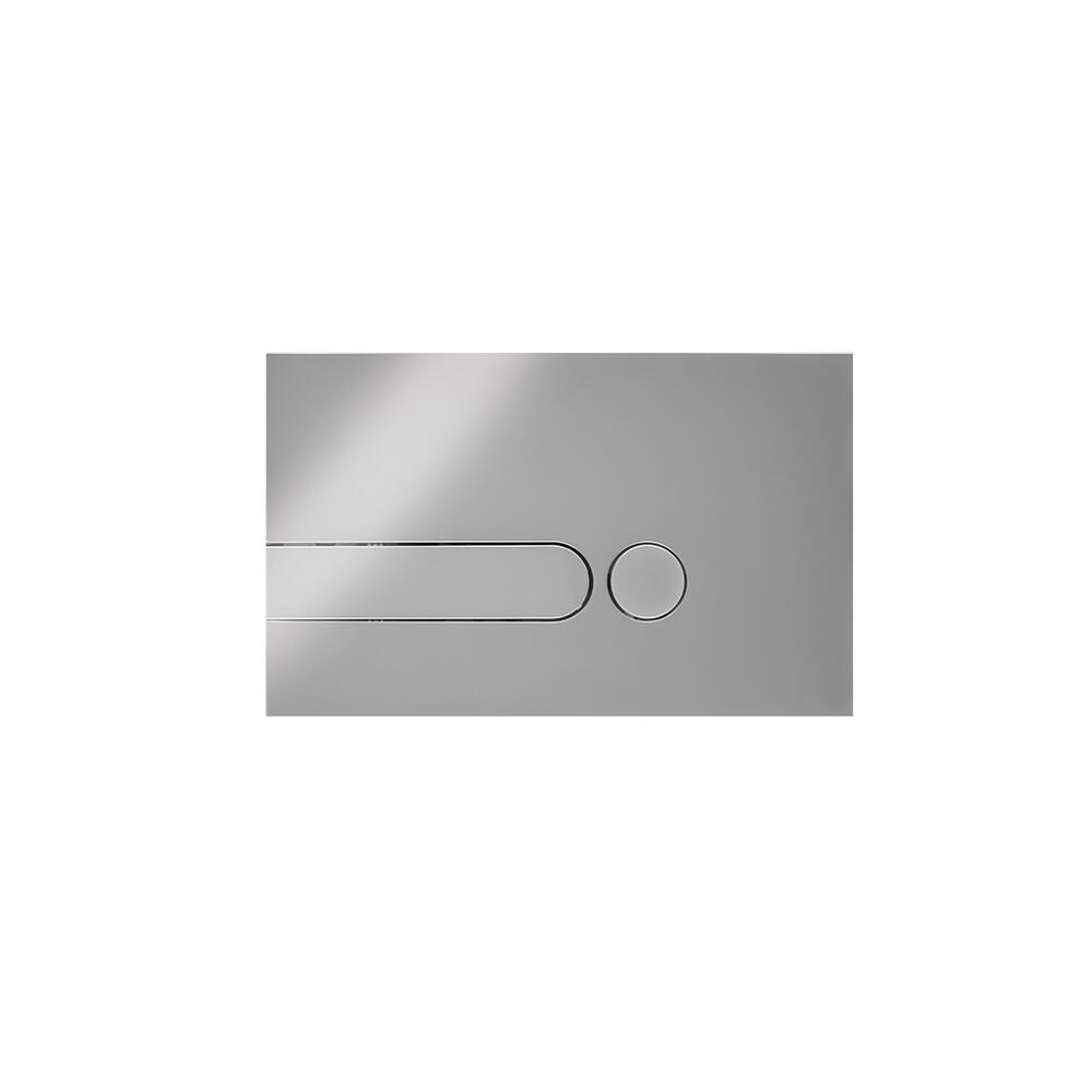Cluo Dubbele Spoelknop Chroom Rond