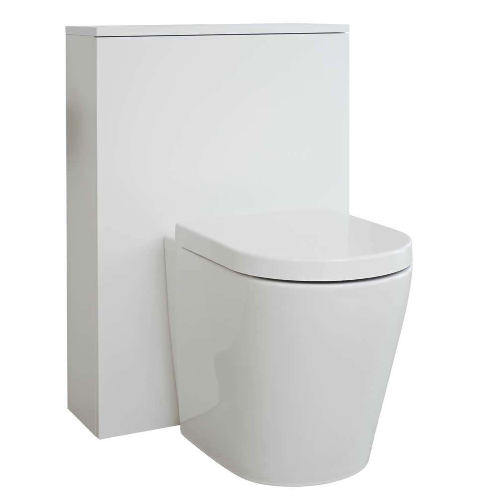Newington Toilet Ombouw Mat Wit 60cm