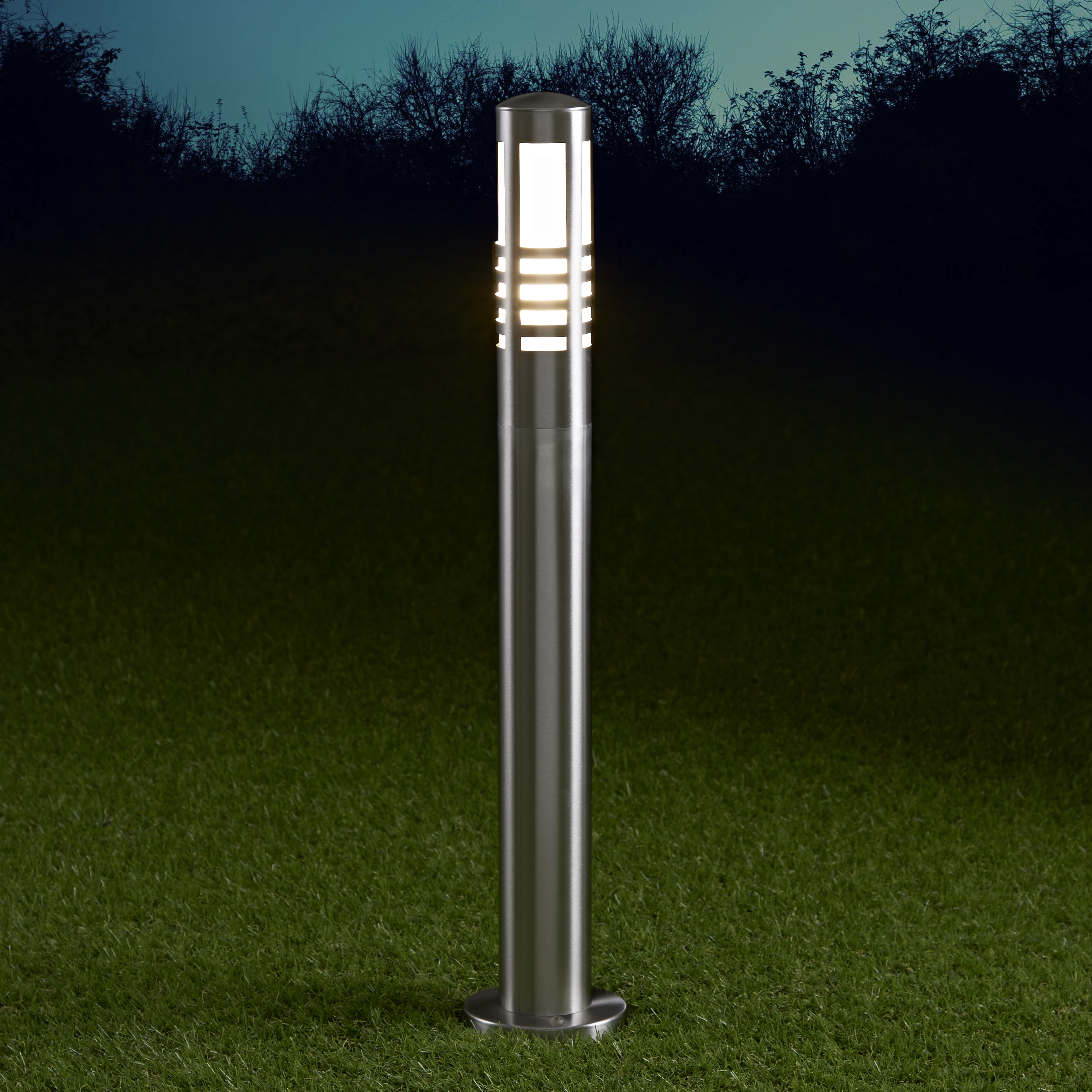 Orleans Dimbare Sokkellamp 60cm RVS E27 IP44