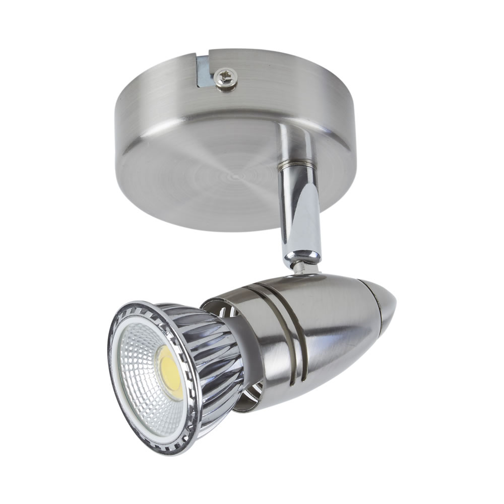 Biard GU10 Spotlight - Satijn Nikkel (geschikt voor plafond en wand montage)