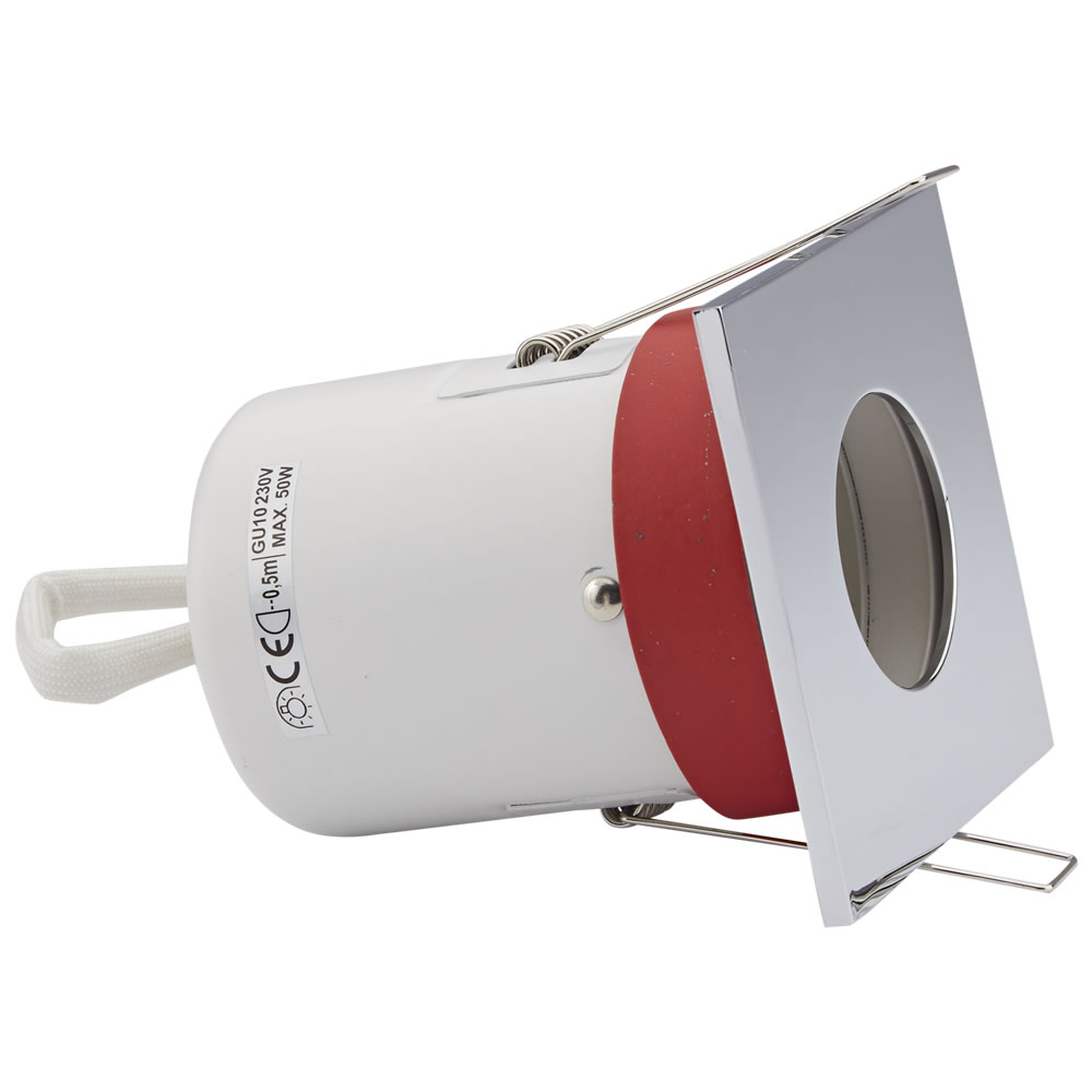 1 x IP20 GU10 Inbouwspot Excl Lamp Keus uit 3 x Omlijstingen Vierkant