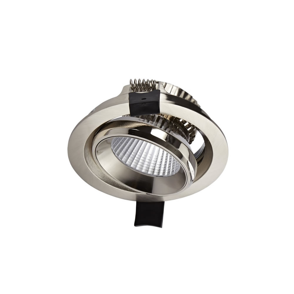 Biard 10W Dimbare & Kantelbare LED Inbouwspot incl Lamp & Driver - RVS