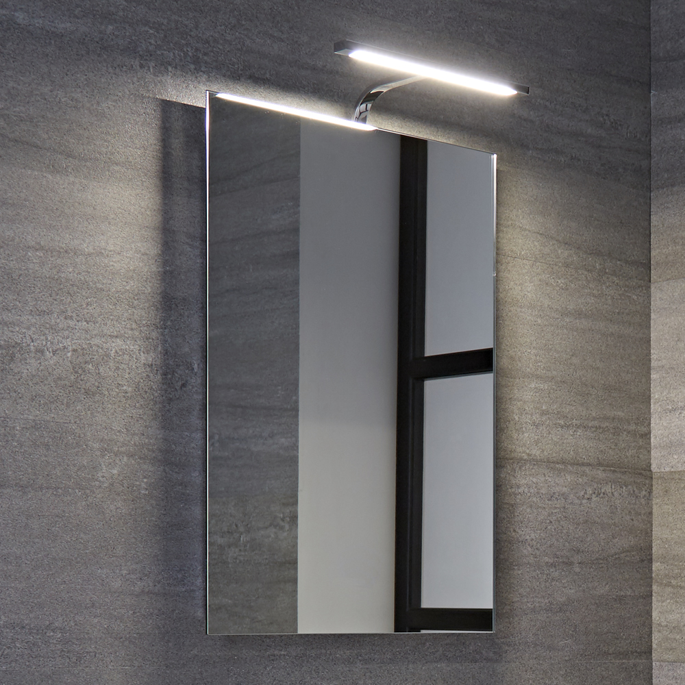 Biwa 5W IP44 LED Badkamerspiegel Chroom Anti-mist 50 x 70 x 15cm
