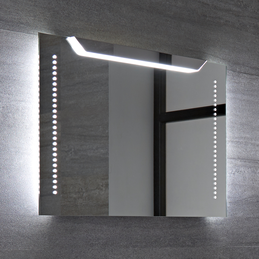 Lomond 13W IP44 LED Badkamerspiegel Geborsteld Aluminium Anti-mist 70 x 50 x 40cm