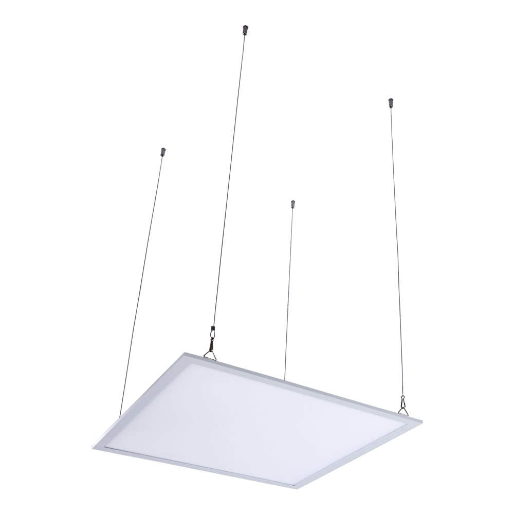 1 x set RVS Suspensie Draden voor 60 x 60cm LED paneelverlichting - 100cm