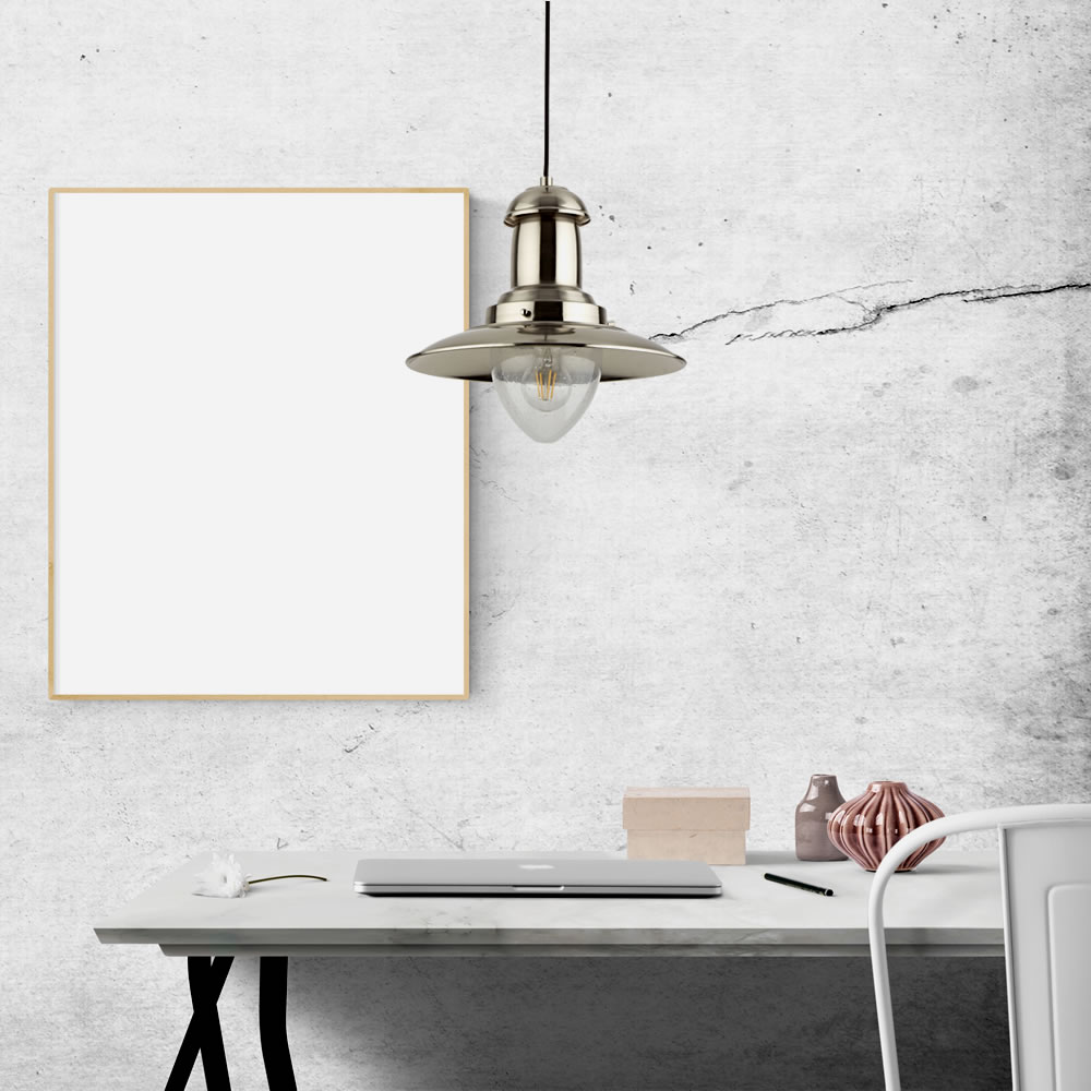 Biard Brixham Nautische Hanglamp E27 Chroom