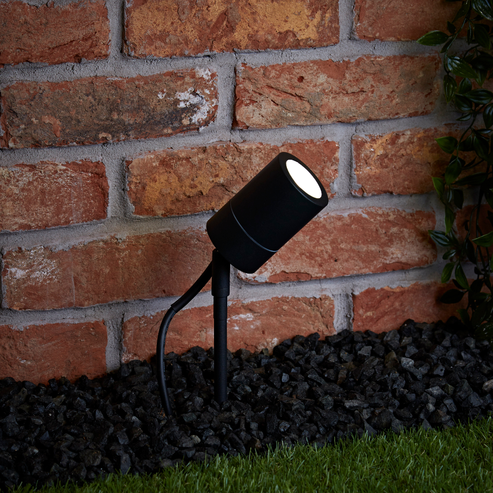 Biard Le Mans Stalen Ronde Prikspots Zwart - IP44