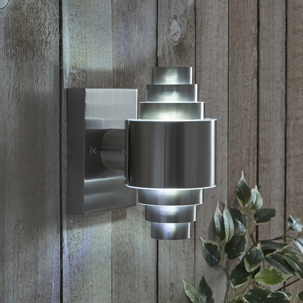 Biard Eze Op- & Neerwaartse RVS LED Buitenlamp Incl. G9 Lamp