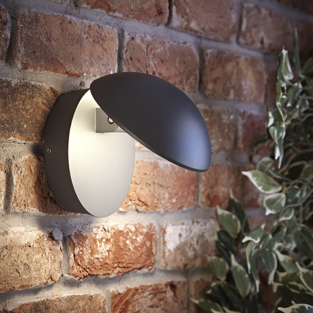 Biard Piombino Verstelbare LED 13W IP54 Wandlamp - Antraciet
