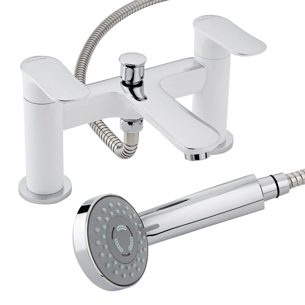 Moven Badmengkraan met Handdouche - Wit