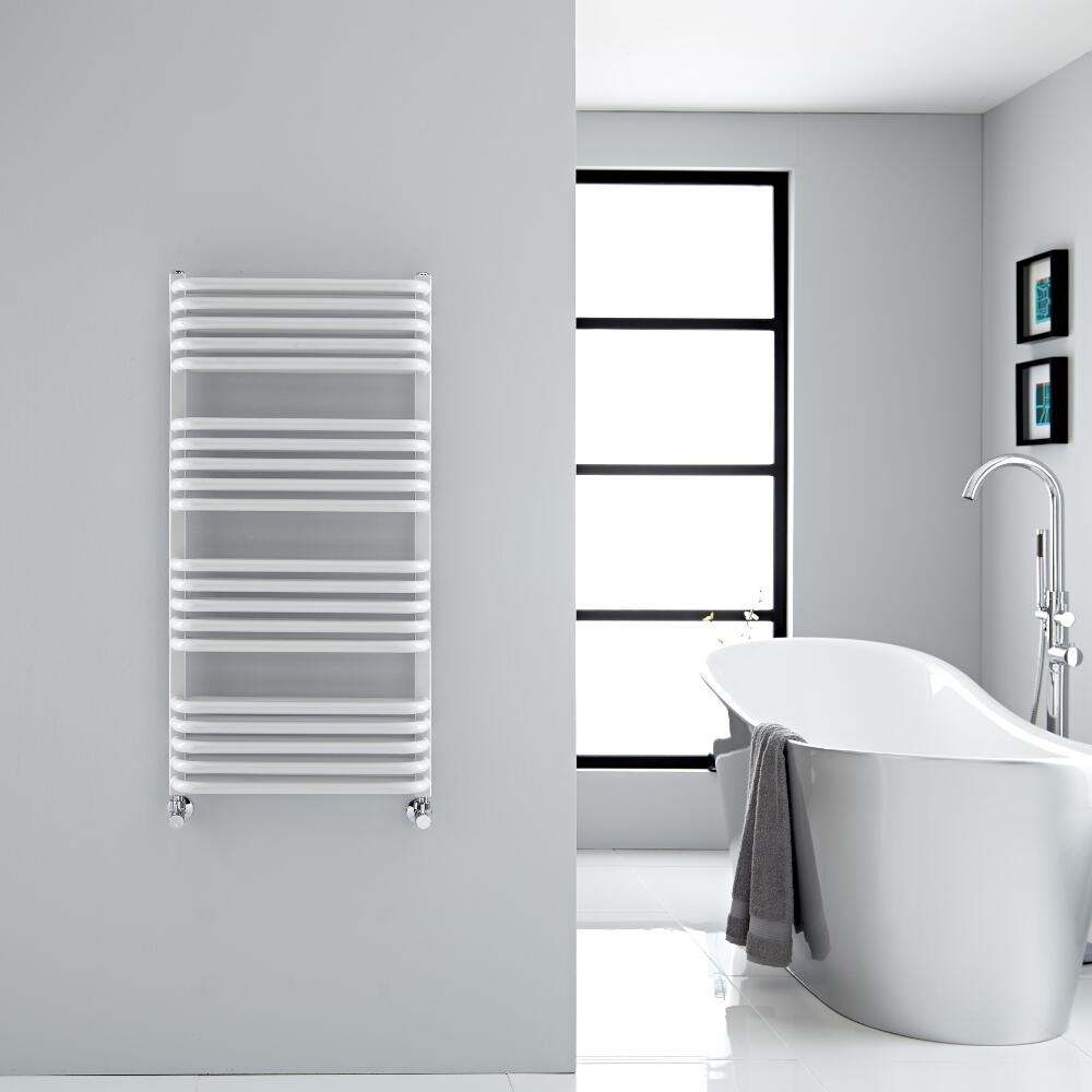 Arch Gebogen Handdoekradiator Wit 100cm x 50cm x 10,1cm 933 Watts