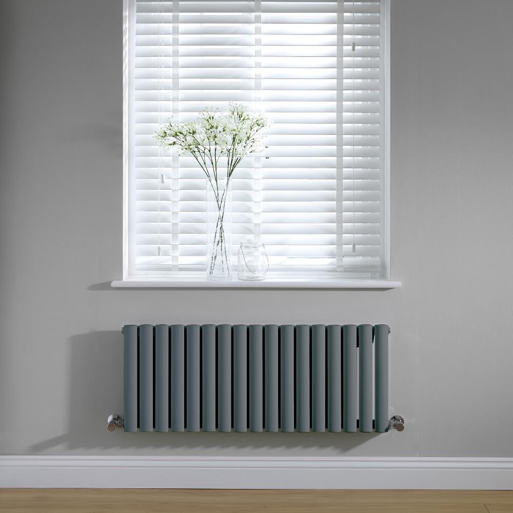 Revive Design Radiator Horizontaal Antraciet 40cm x 100cm x 5,6cm 691Watt