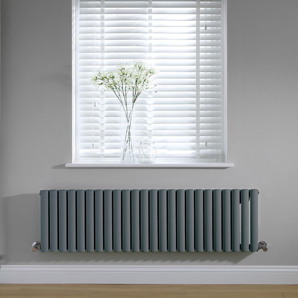 Revive Design Radiator Horizontaal Antraciet 40cm x 141,1cm x 5,6cm 975Watt