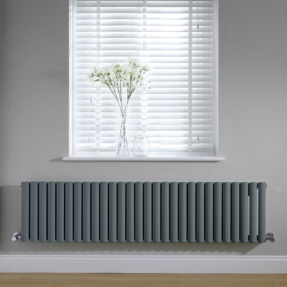 Revive Design Radiator Horizontaal Antraciet 40cm x 164,7cm x 5,6cm 1138Watt