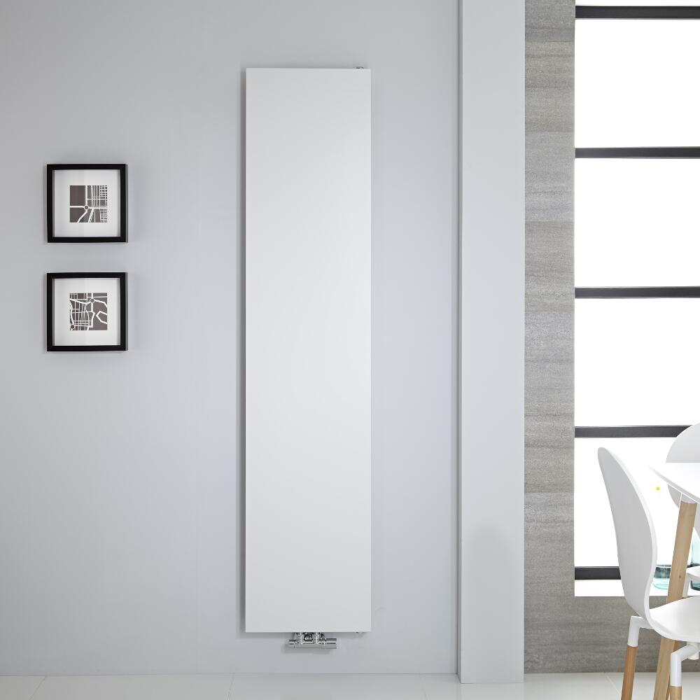 Rubi Verticale Stalen Plaatradiator 182cm x 40cm x 4cm Wit 842Watt