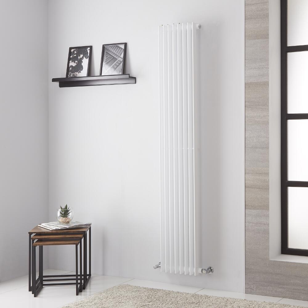 Arezzo Designradiator Verticaal Wit 180cm x 32,5cm 1039Watt