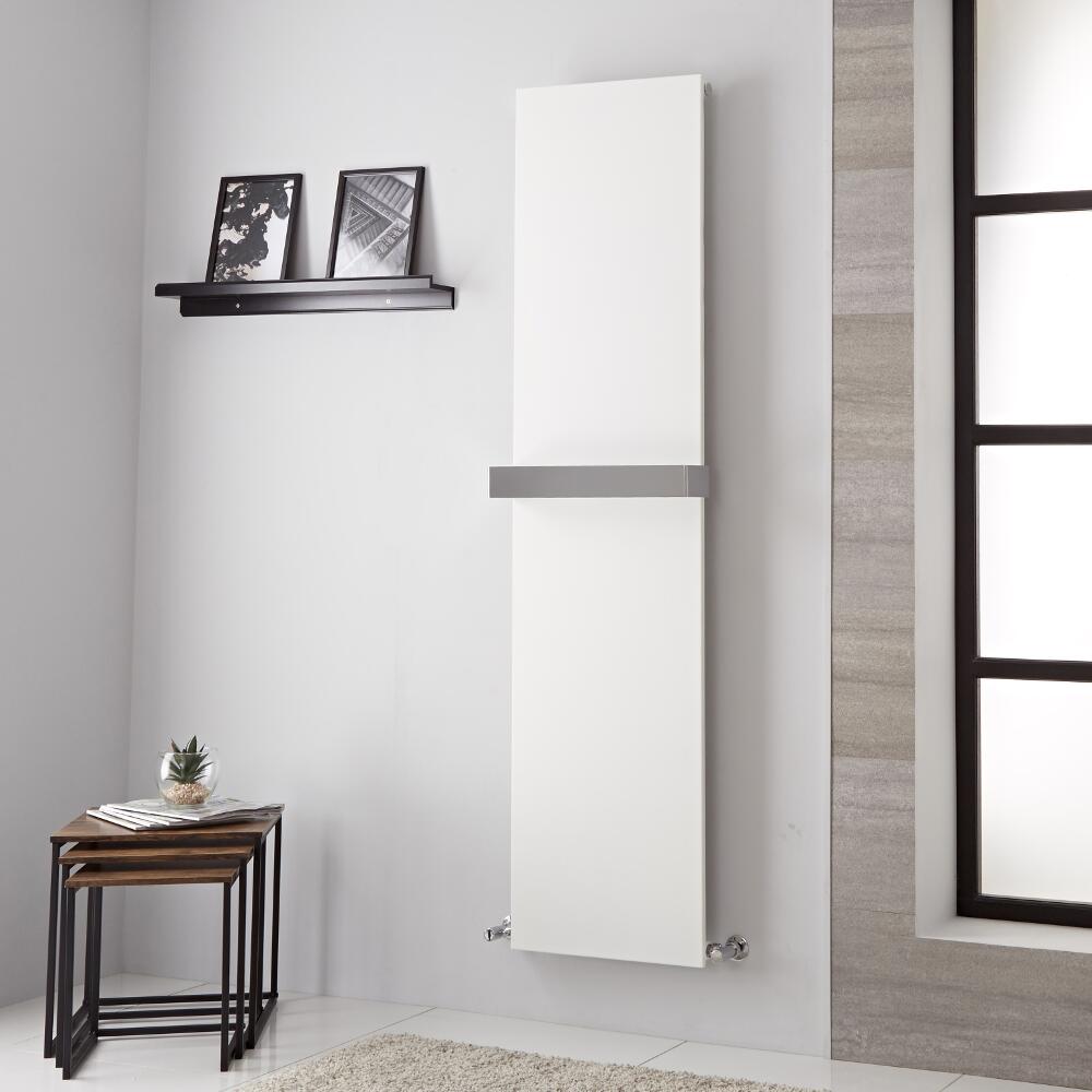 Ischia Designradiator Verticaal Mineraal Wit 180cm x 45cm 923Watt