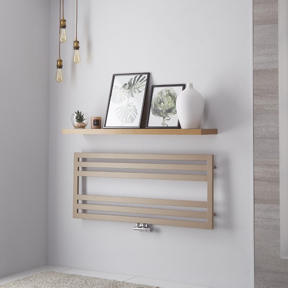 Urbino Designer Handdoekradiator Mineraal Kwarts 50cm x 120cm 582Watt