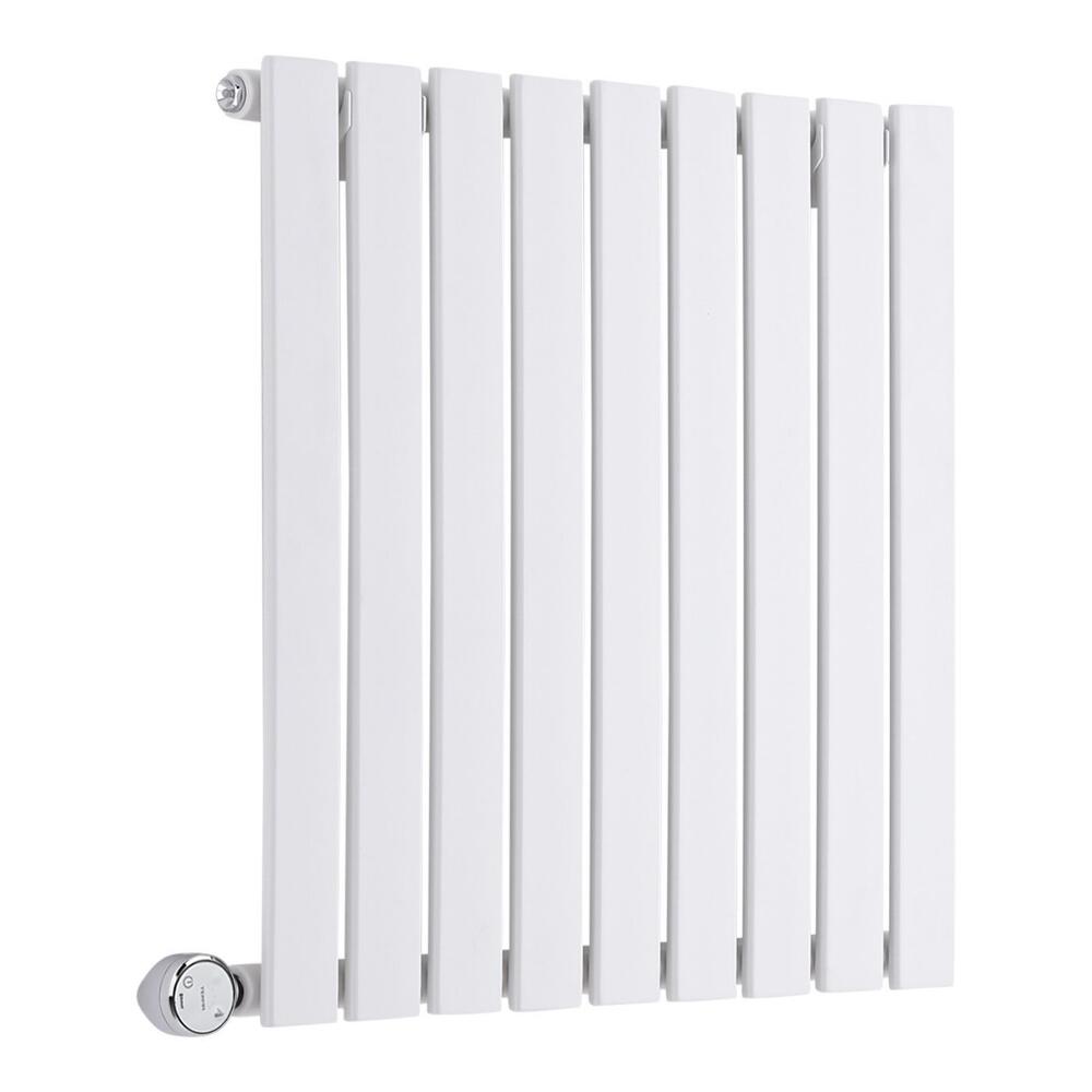 Sloane Designradiator Elektrisch Horizontaal Wit 63,5cm x 60cm x 5,4cm