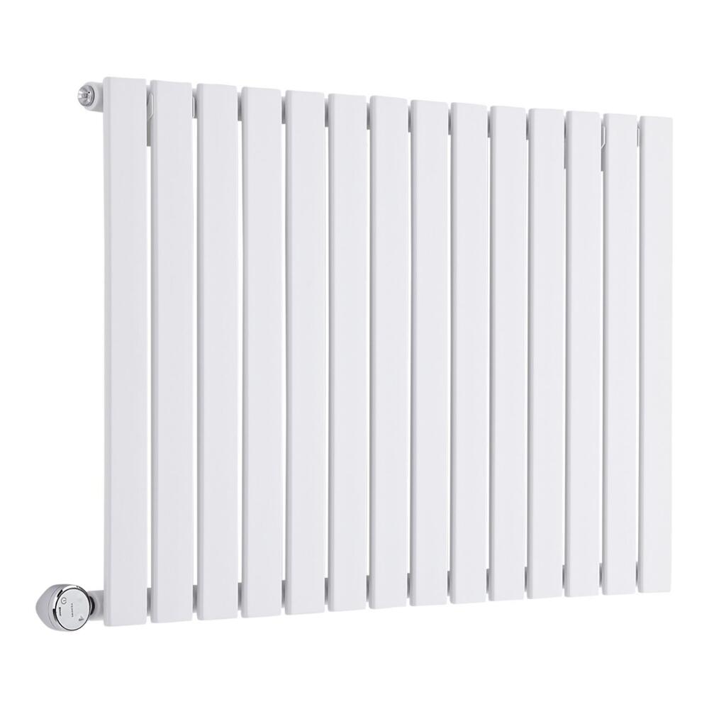 Delta Designradiator Elektrisch Horizontaal Wit 63,5cm x 98cm x 4,6cm