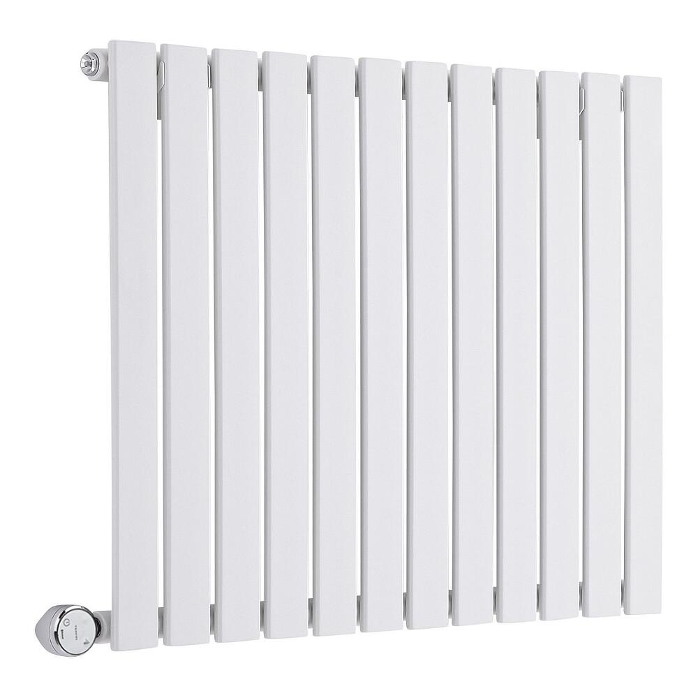 Delta Designradiator Elektrisch Horizontaal Wit 63,5cm x 84cm x 4,6cm