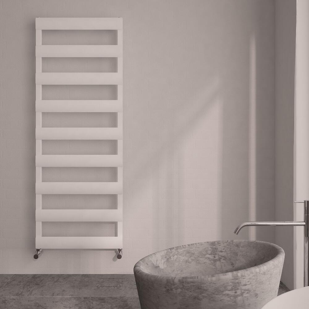 Gradus Designer Handdoekradiator Aluminium Wit 552 Watt 159 x 50 x36 cm