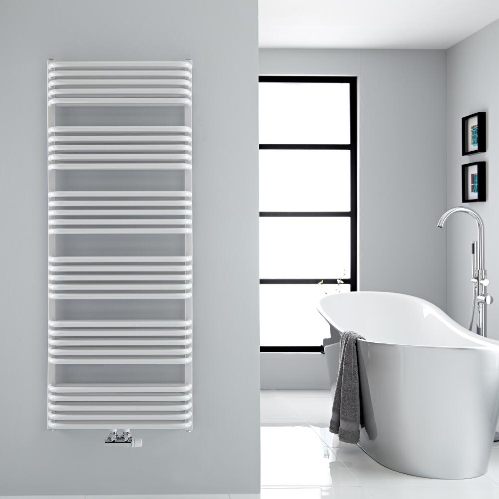 Arch Gebogen Handdoekradiator Wit 153,3cm x 60cm x 10,1cm 1818 Watt