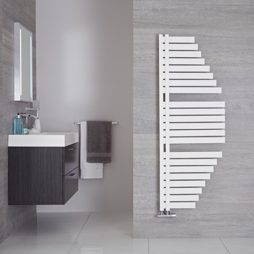 Spinnaker Designer Handdoekradiator Mineraal Wit 146cm x 57,4cm 689Watt